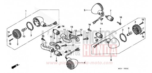 CLIGNOTANT (1) GL1500CV de 1997